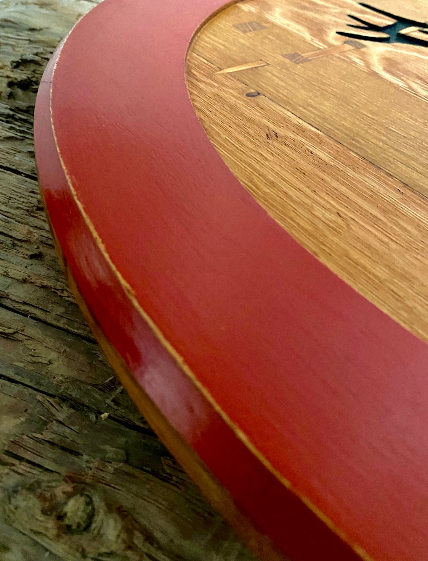 Rustic Oak Wall Art Road Sign - Stag