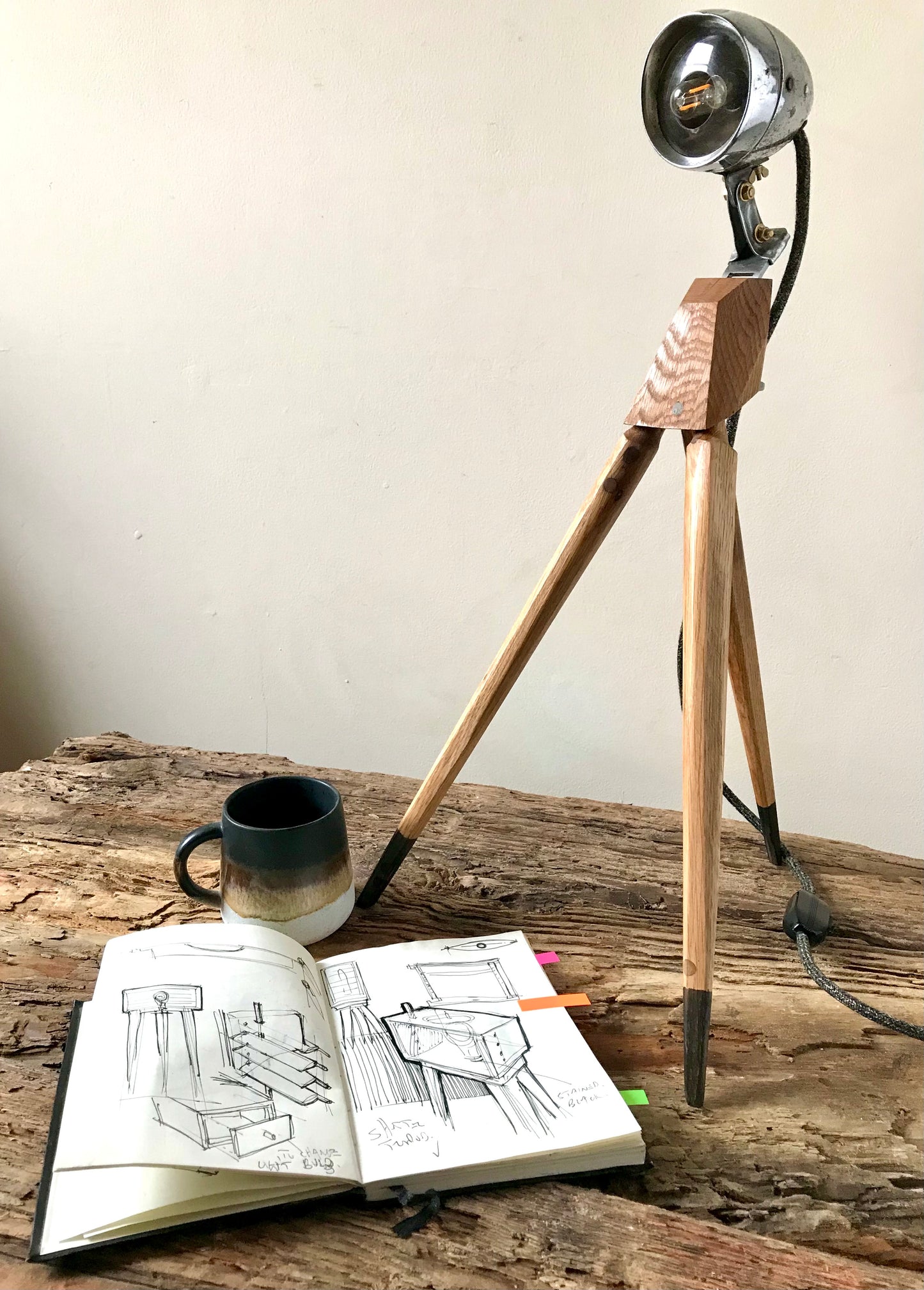 Vintage Steampunk Bicycle Spotlight