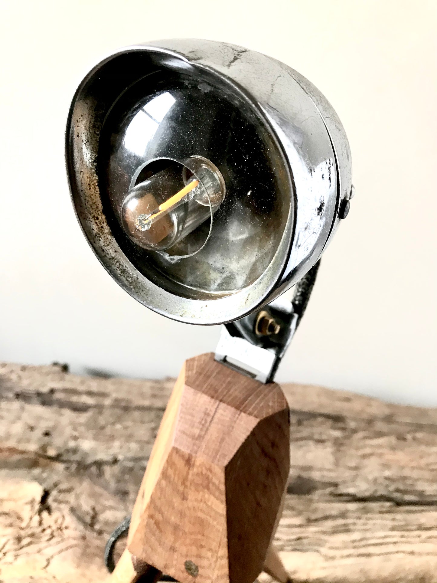 Vintage Steampunk Bicycle Spotlight