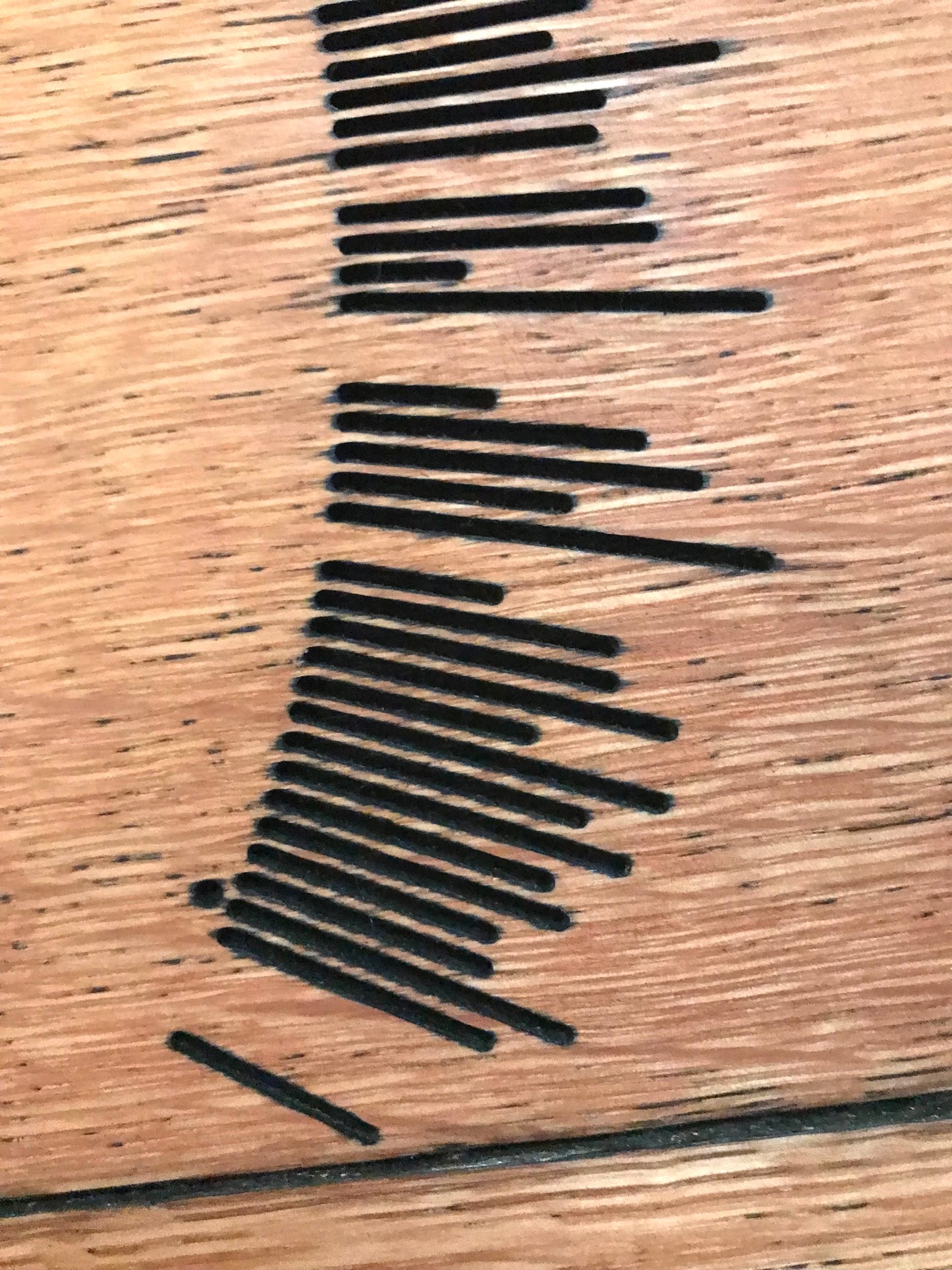 Eco-friendly, custom oak wall art created from reclaimed whisky barrel oak. Each piece uniquely reflects your fitness data, turning digital achievements into tangible, rustic home decor.