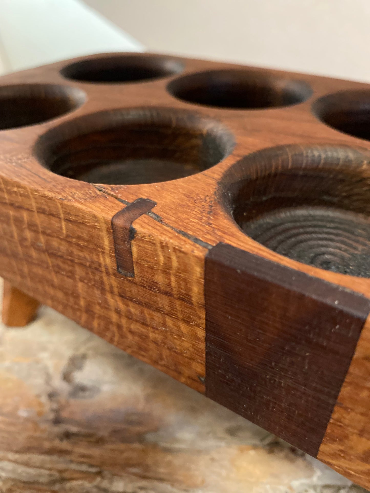 DIY Candle Making Kit with oak holder