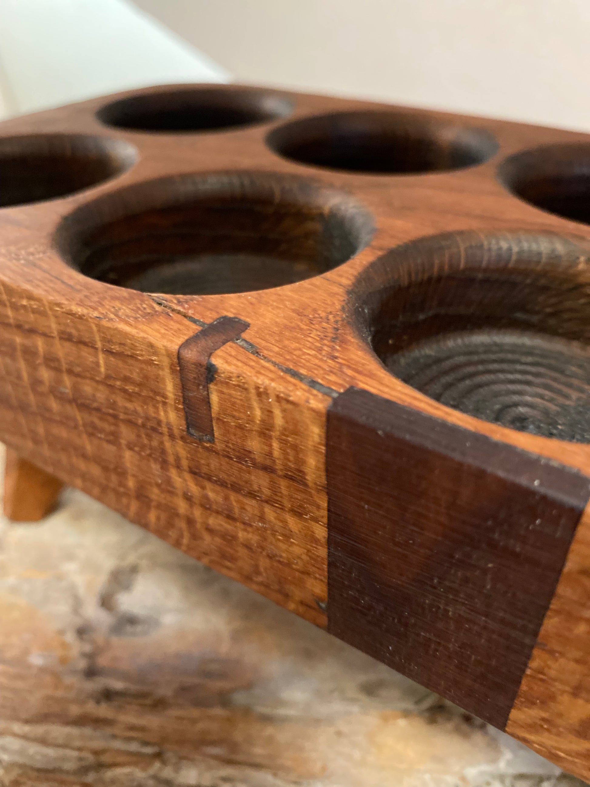 DIY Candle Making Kit with oak holder