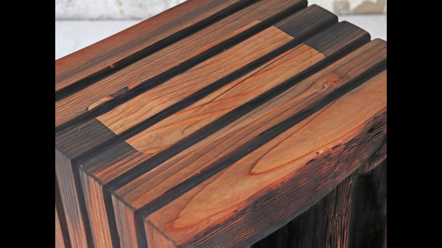 Modern Rustic Driftwood Table Stool