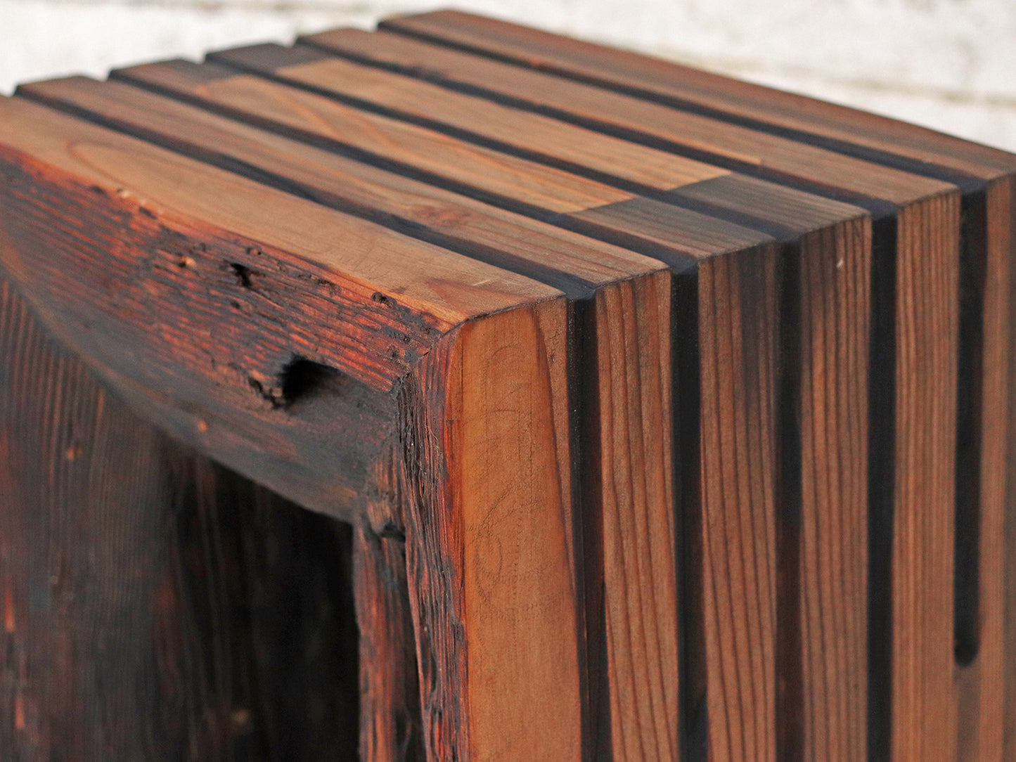 Modern Rustic Driftwood Table Stool