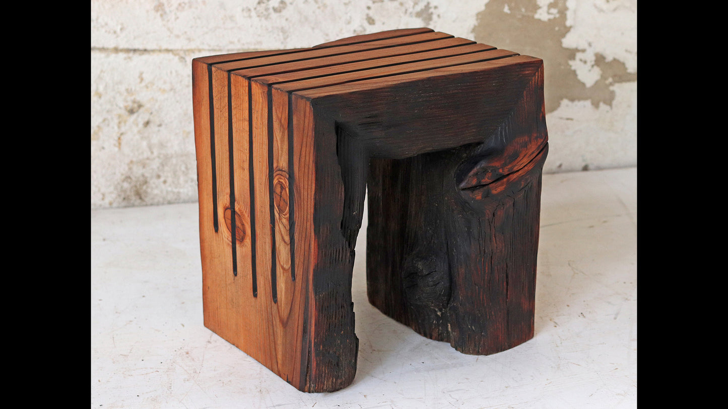 Modern Rustic Driftwood Table Stool