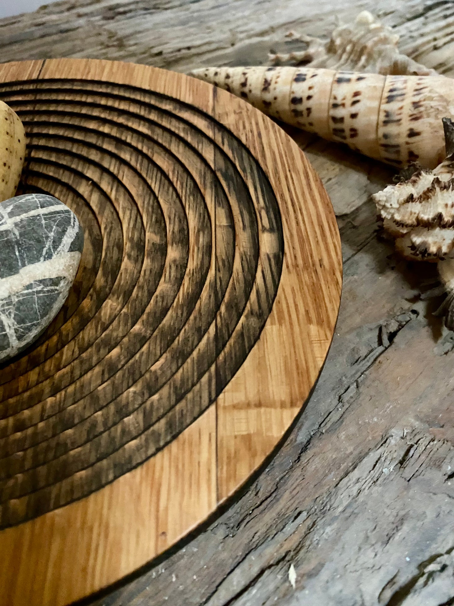 Reclaimed Oak Serving Display Dish