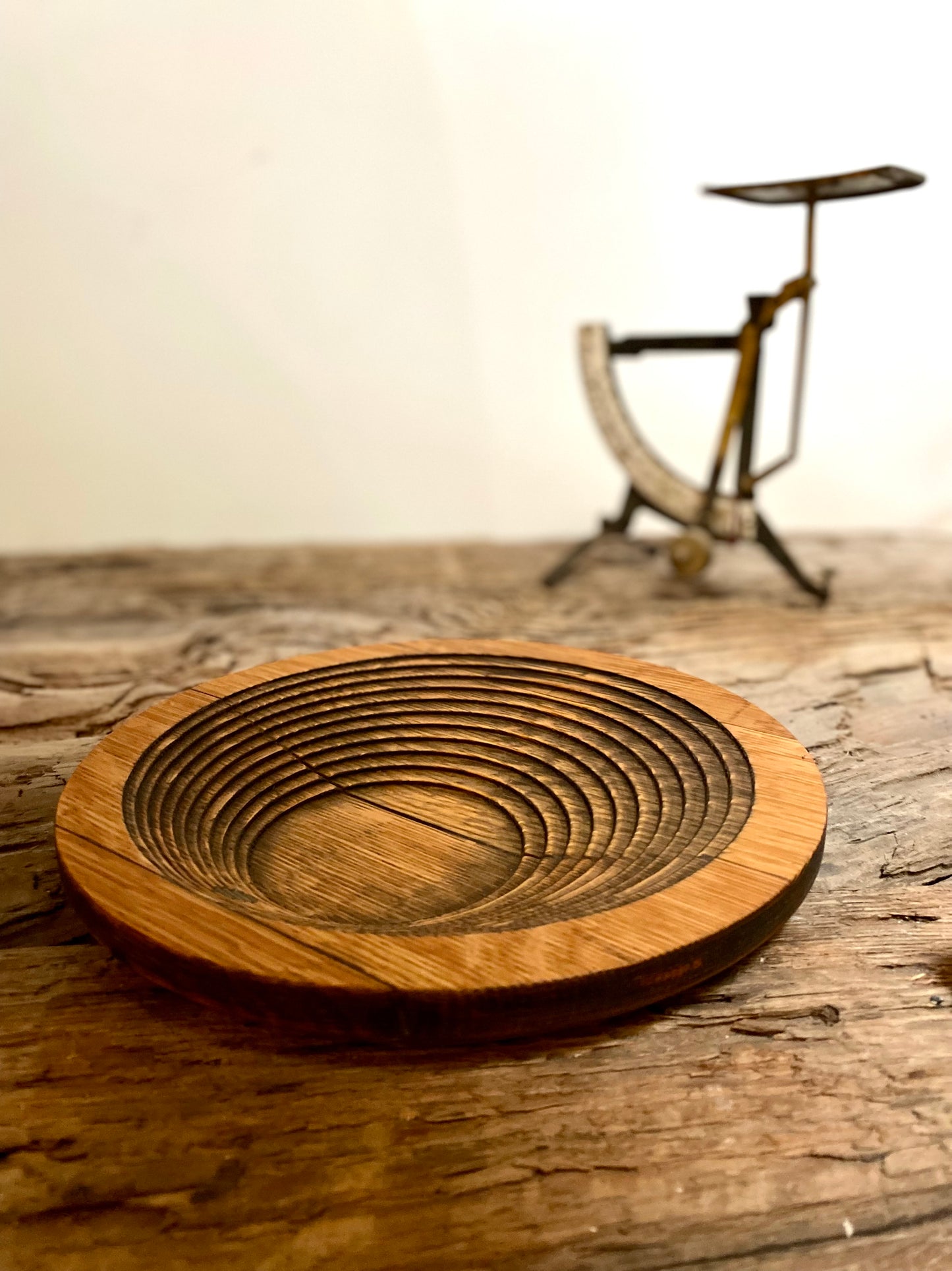 Reclaimed Oak Serving Display Dish