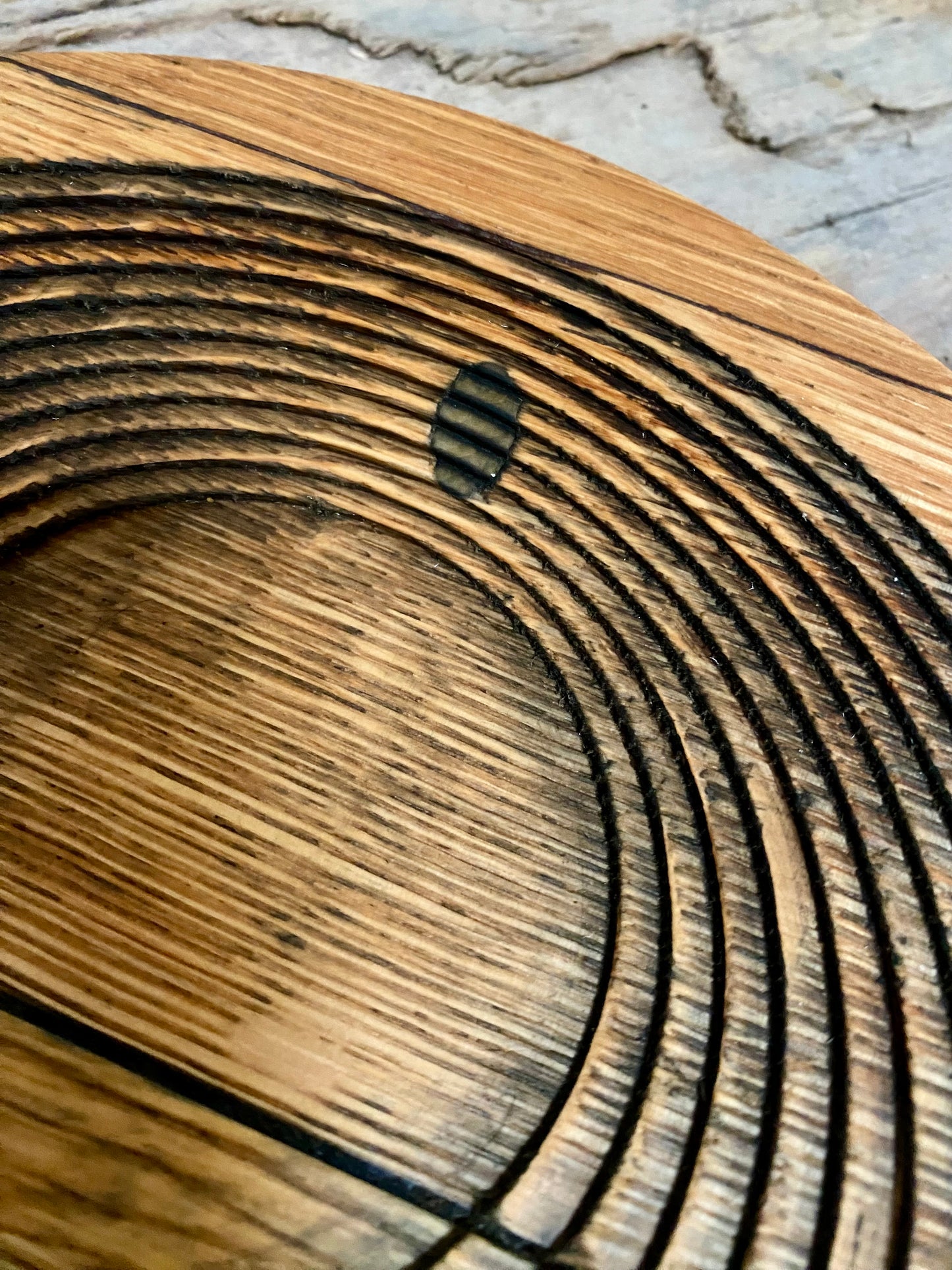 Reclaimed Oak Serving Display Dish