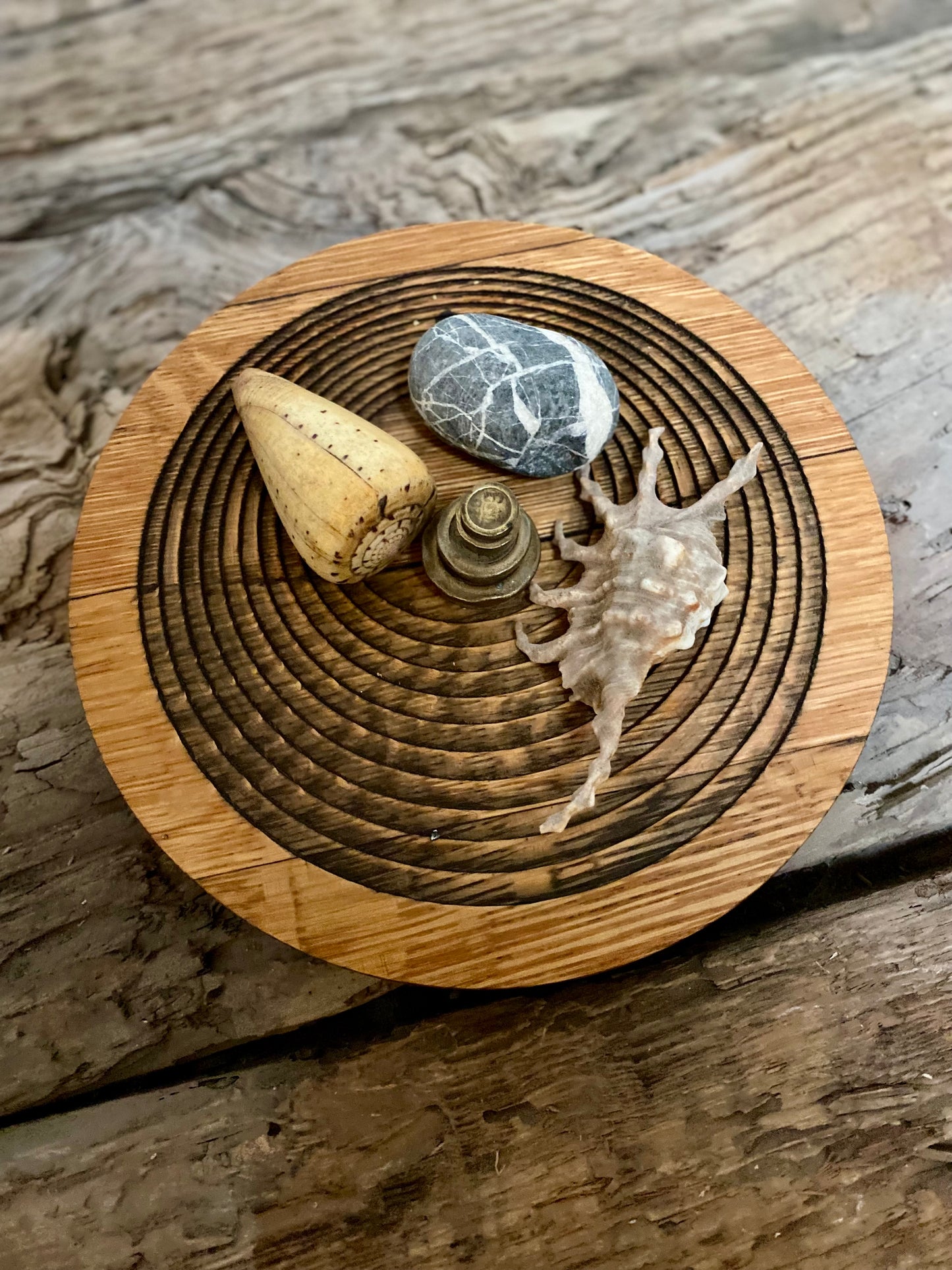 Reclaimed Oak Serving Display Dish