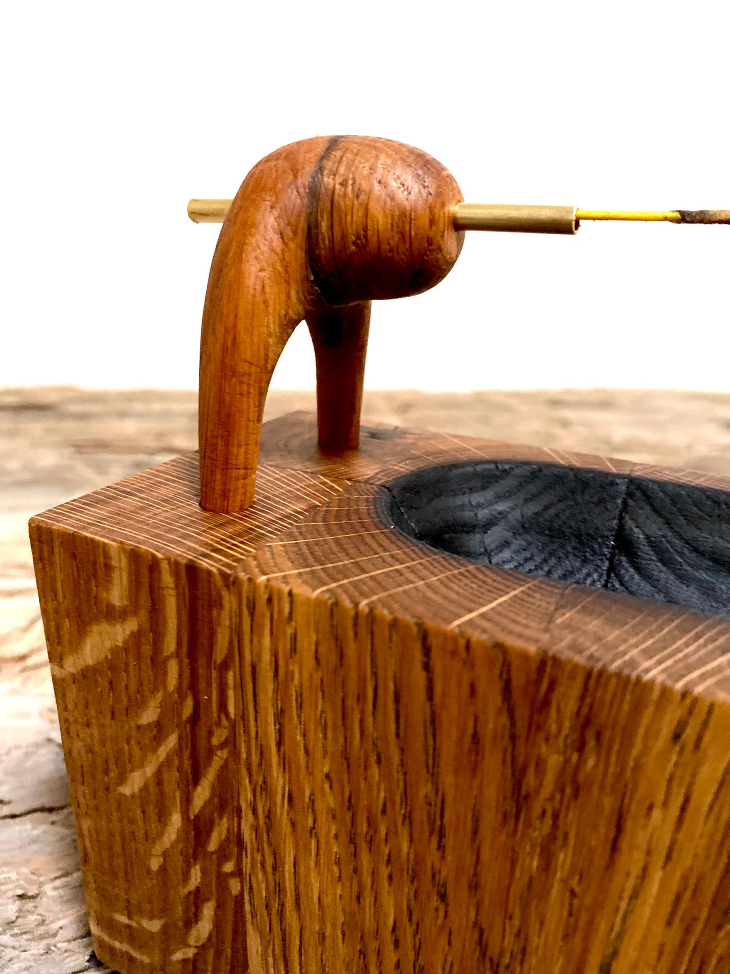 Oak Incense Stick Holder