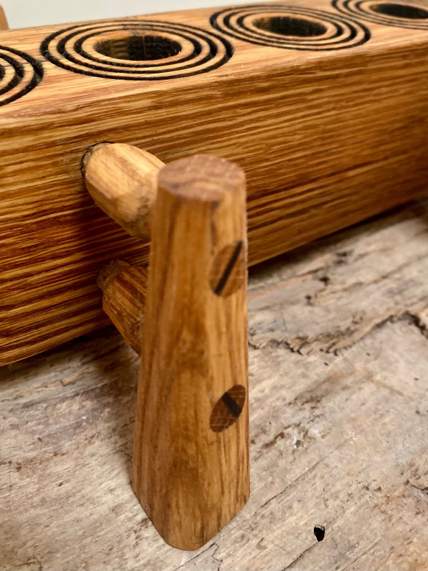 Bohemien Oak Candle Holder