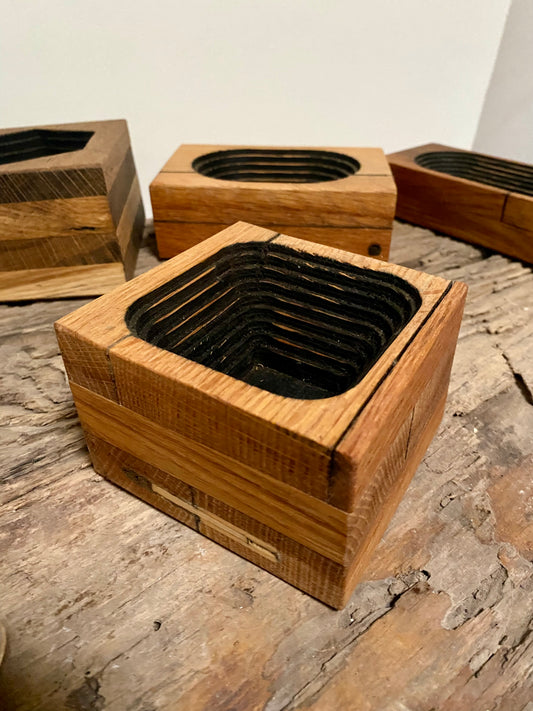 Modern Rustic Oak Bowl - Small
