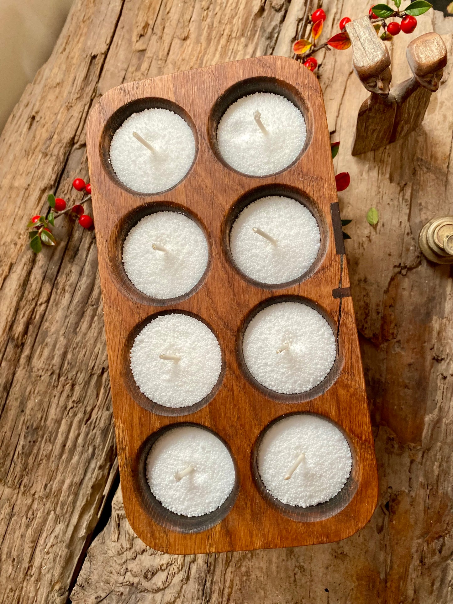 Rustic Multi-Wick Candle Holder - DIY Candle Making Kit