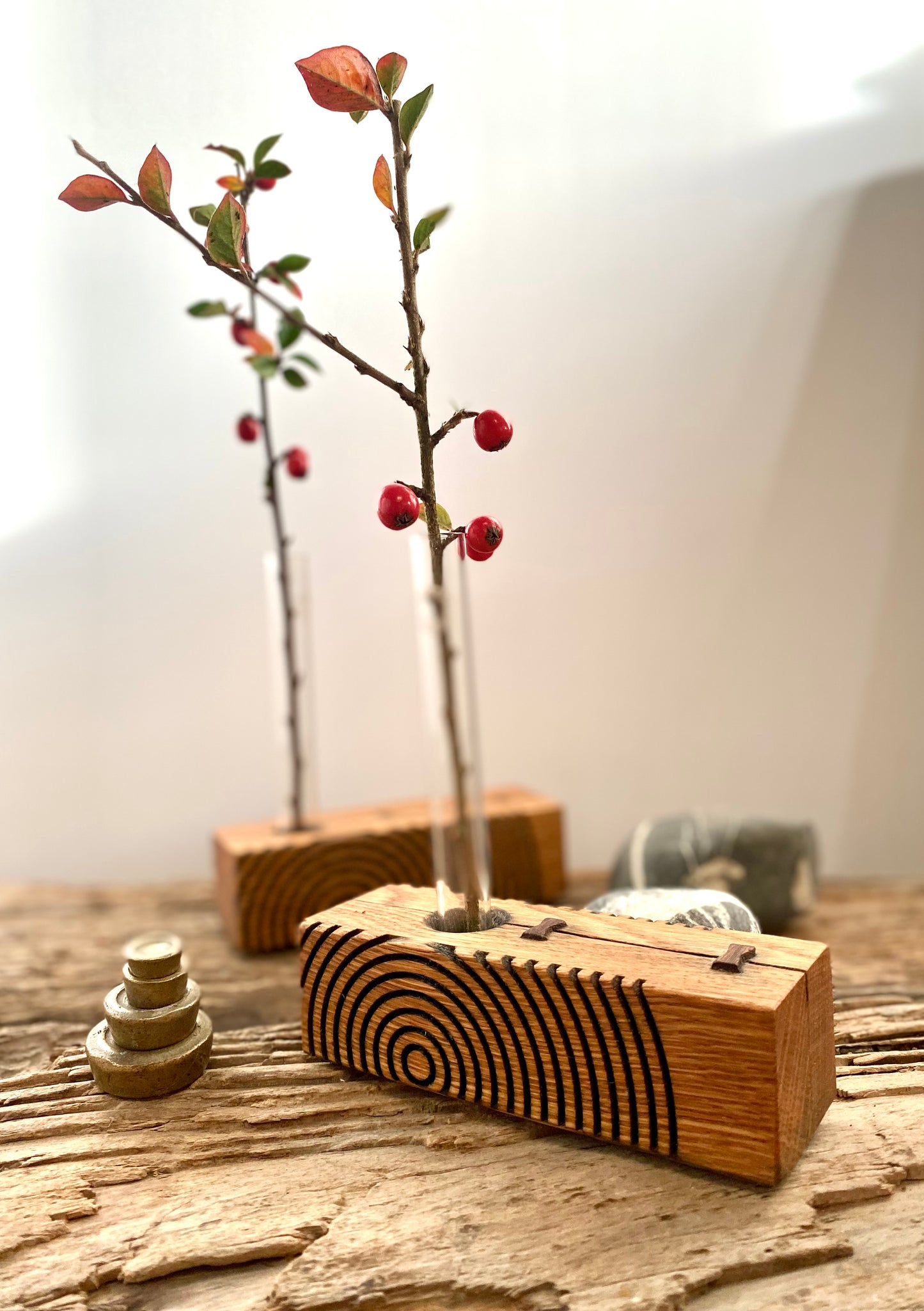 Modern Rustic Mini Vase