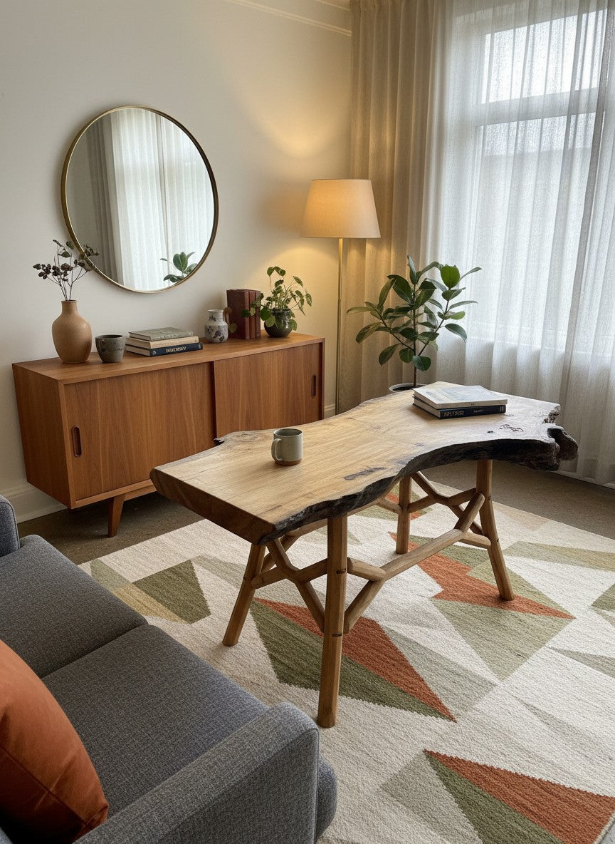 Modern Rustic 'Buttress' Driftwood Coffee Table